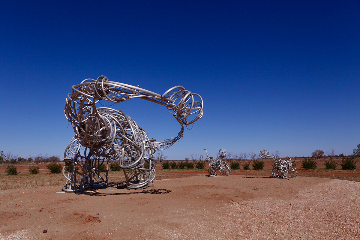 Knot-a-saurus Park an amazing sculpture